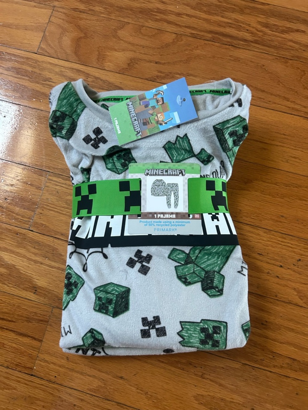 NWT Licensed Minecraft boys 2pcs Pajama Set size 12/13 yrs